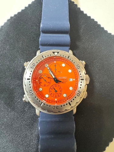Seiko italian tuna chronograph - seiko,